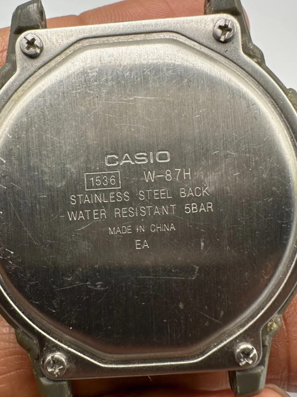 3/$30 Casio Illuminator Digital Watch Men Black  Case Only No Band New Battery
